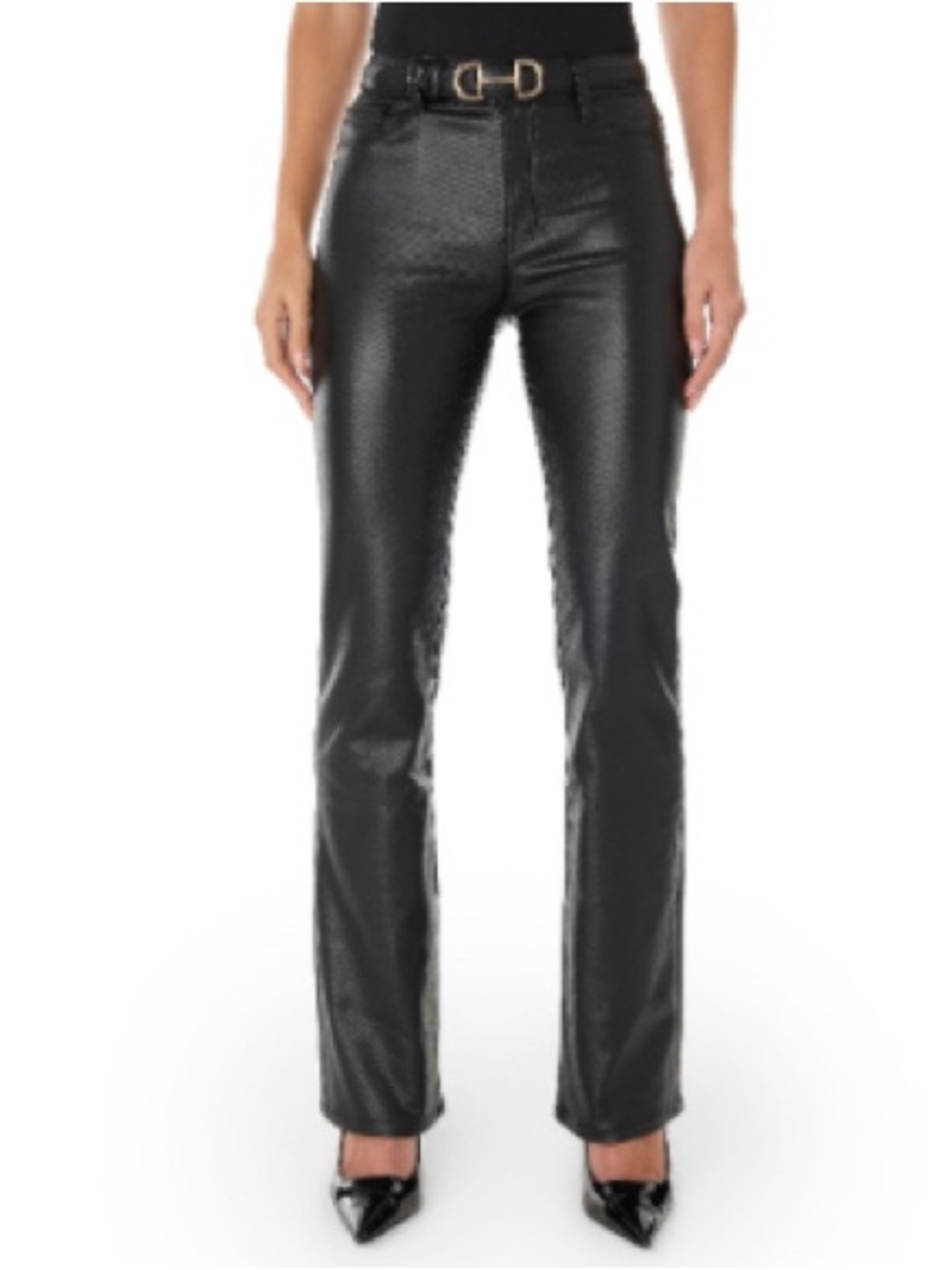 NOLI ‘Aria’ Coated Straight Leg Jeans, Flared Bottom. Fab for All Shapes! Sz 30